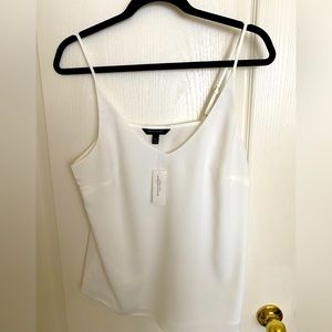 NWT Banana Republic dress tank, Sz M, white.